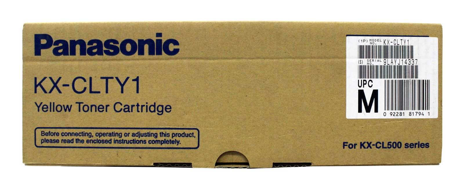 Amazon | Panasonic Yellow Toner Cartridge For All (Kx-Clty1) by